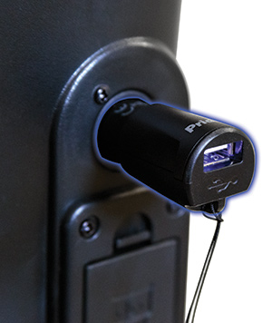 XLR USB Charger in Charger Port